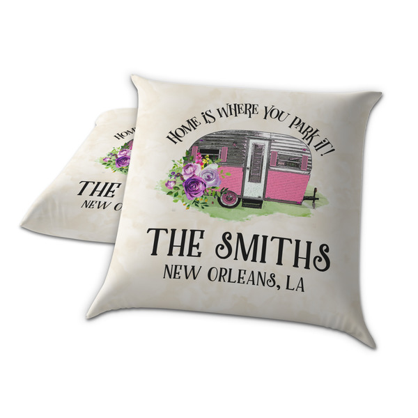 Camper Decorative Pillow Case - TWO