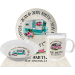 Camper Dinner Set - Single 4 Pc Setting w/ Name or Text