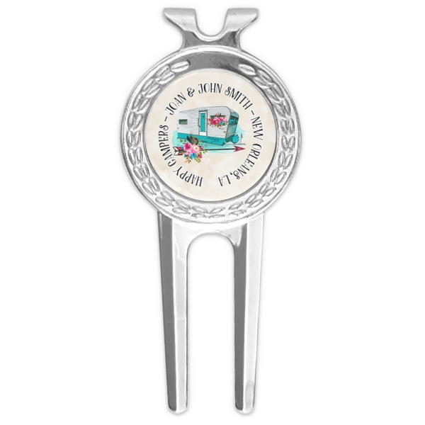 Custom Camper Golf Divot Tool & Ball Marker (Personalized)