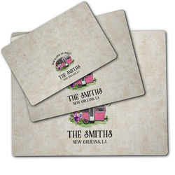 Camper Dog Food Mat w/ Name or Text