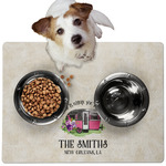 Camper Dog Food Mat - Medium w/ Name or Text