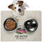 Camper Dog Food Mat - Medium LIFESTYLE