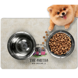 Camper Dog Food Mat - Small w/ Name or Text