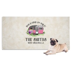 Camper Dog Towel (Personalized)