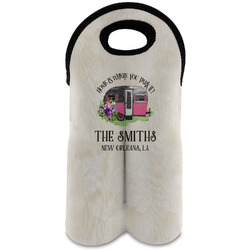 Camper Wine Tote Bag (2 Bottles) (Personalized)