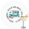 Camper Printed Drink Topper - 3.5" (Personalized)