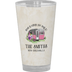 Camper Pint Glass - Full Color (Personalized)