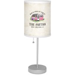 Camper 7" Drum Lamp with Shade Linen (Personalized)
