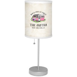 Camper Lamp with Drum Shade (Personalized)