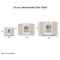 Camper Drum Lampshades - Sizing Chart
