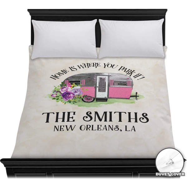 Custom Camper Duvet Cover - Full / Queen (Personalized)