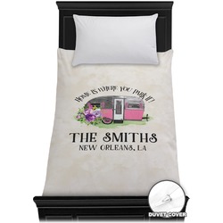 Camper Duvet Cover - Twin (Personalized)