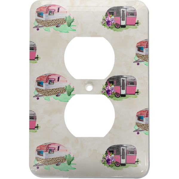 Custom Camper Electric Outlet Plate