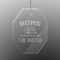 Camper Engraved Glass Ornaments - Octagon