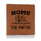 Camper Leather Binder - 1" - Rawhide (Personalized)
