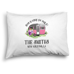 Camper Pillow Case - Standard - Graphic (Personalized)