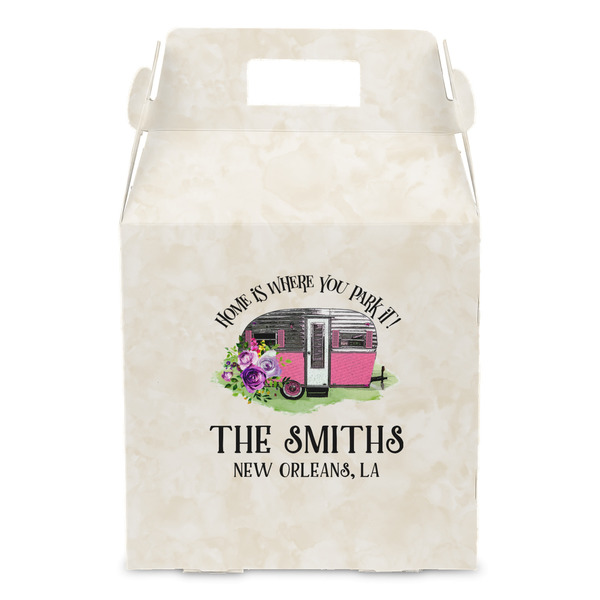 Camper Gable Favor Box - Front