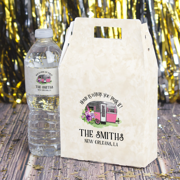 Camper Gable Favor Box - In Context