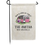 Camper Small Garden Flag - Double Sided w/ Name or Text