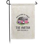 Camper Small Garden Flag - Single Sided w/ Name or Text