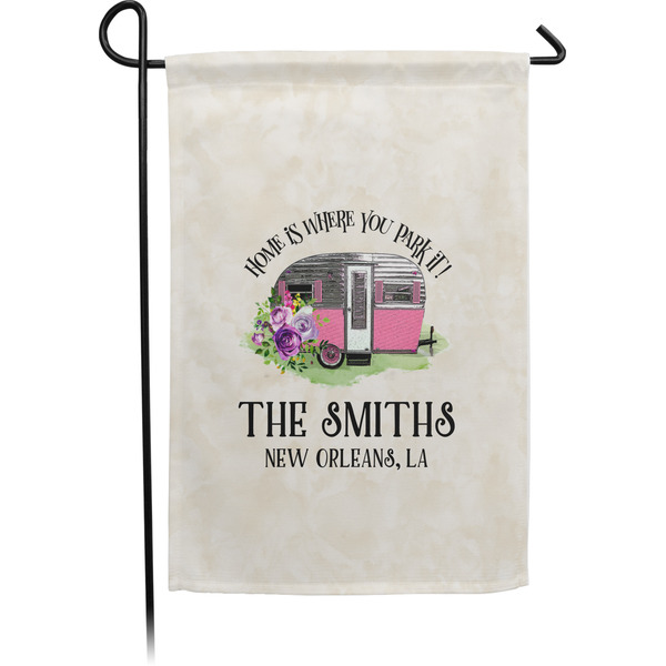 Custom Camper Garden Flag (Personalized)