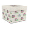 Camper Gift Boxes with Lid - Canvas Wrapped - Large - Front/Main
