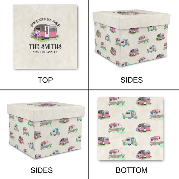 Camper Gift Boxes with Lid - Canvas Wrapped - XX-Large - Approval