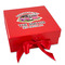 Camper Gift Boxes with Magnetic Lid - Red - Front