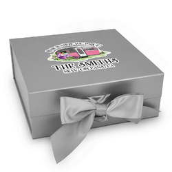 Camper Gift Box with Magnetic Lid - Silver (Personalized)