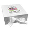 Camper Gift Boxes with Magnetic Lid - White - Front
