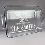 Camper Glass Baking and Cake Dish (Personalized)