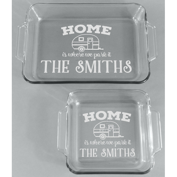 Camper Glass Baking Dish Set - FRONT