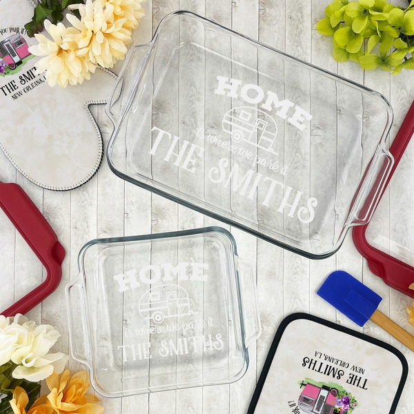 Camper Glass Baking Dish Set - LIFESTYLE