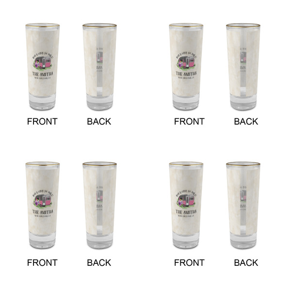 Camper Glass Shot Glass - 2 oz - Set of 4 - APPROVAL
