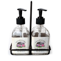 Camper Glass Soap & Lotion Bottles (Personalized)
