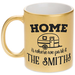 Camper Metallic Gold Mug (Personalized)