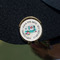 Camper Golf Ball Marker Hat Clip - Gold - On Hat