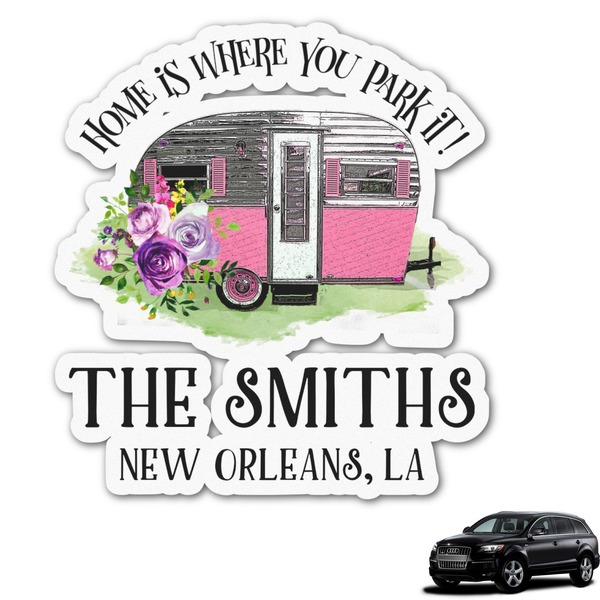Custom Camper Graphic Car Decal (Personalized)