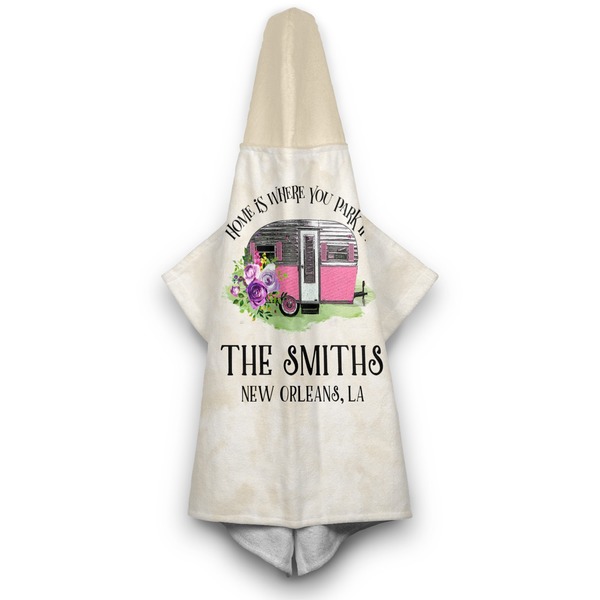 Camper Hooded Towel - Hanging