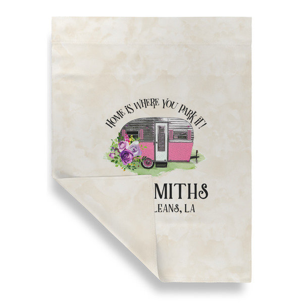 Camper House Flags - Double Sided - FRONT FOLDED