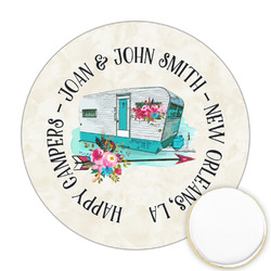 Camper Printed Cookie Topper - Round (Personalized)