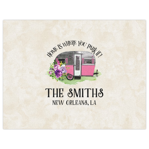 Camper Indoor / Outdoor Rug - 6'x8' - Front Flat