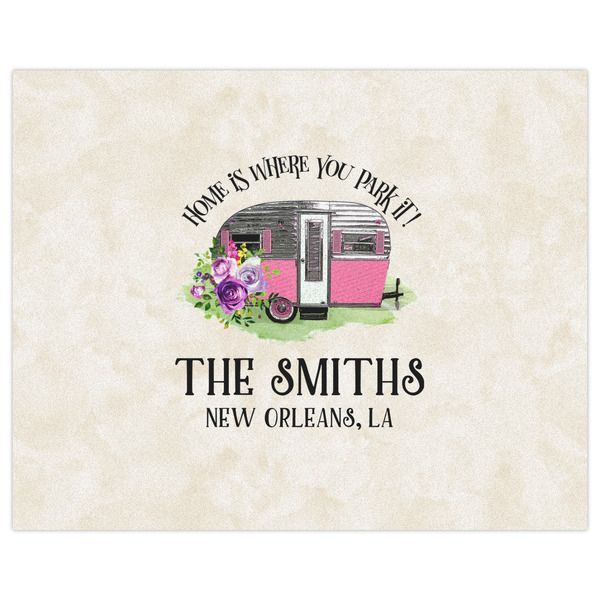 Camper Indoor / Outdoor Rug - 8'x10' - Front Flat