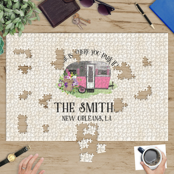 Camper Jigsaw Puzzle 1014 Piece - In Context