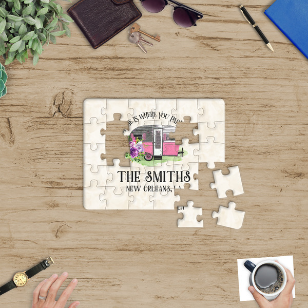 Camper Jigsaw Puzzle 30 Piece - In Context