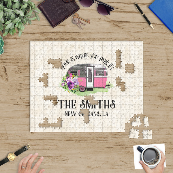 Camper Jigsaw Puzzle 500 Piece - In Context