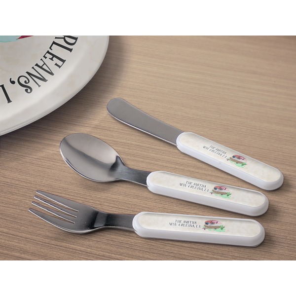 Camper Kids Flatware w/ Plate