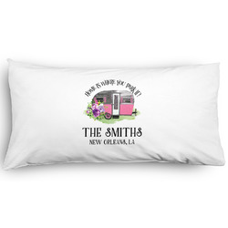 Camper Pillow Case - King - Graphic (Personalized)