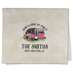 Camper Kitchen Towel - Poly Cotton w/ Name or Text
