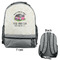 Camper Large Backpack - Gray - Front & Back View